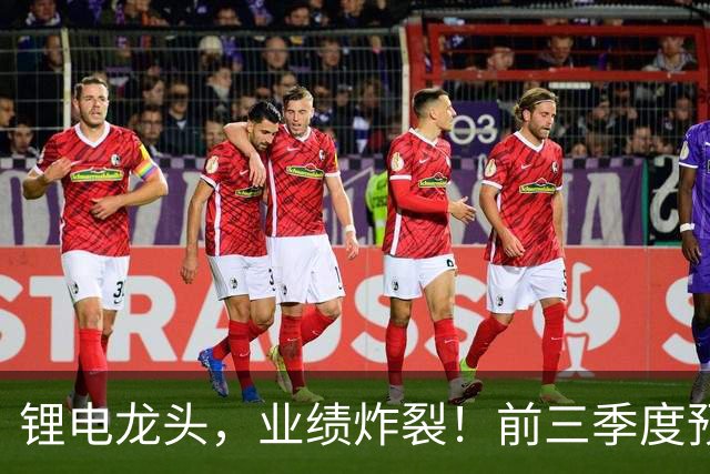 锂电龙头，业绩炸裂！前三季度预盈超51亿元，激增超27倍